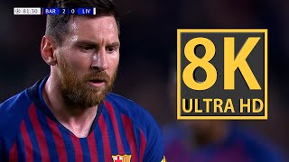 8K  Messi Free Kick Goal vs Liverpool [upl. by Florida599]