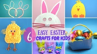 6 Easy Easter Crafts for Kids  Easter Craft Ideas [upl. by Ultann]