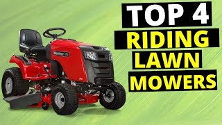 Top 4 Best Riding Lawn Mowers in 2024 Buying Guide  Review Maniac [upl. by Suoilenroc]