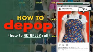 How to sell on DEPOP  Depop Seller Tips for Beginners [upl. by Hpseoj185]