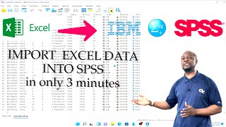 How to quickly Import Excel data into SPSS Super Easy SPSS Tutorial in 3 minutes [upl. by Botsford]