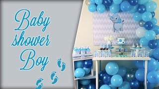 Decoración baby shower niño casera Baby Shower Boy [upl. by Onia]