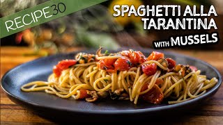 Spaghetti Alla Tarantina with mussels and tomato [upl. by Alue]