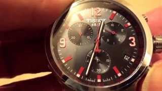 How to adjust time date and hands position of TISSOT chronograph watch [upl. by Eboj]