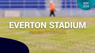 LANDMARK MOMENT AS GRASS GROWS 🌱  Update from Everton Stadium [upl. by Hagen]