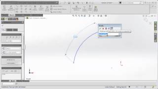 Solidworks Arc Length Dimension Tutorial [upl. by Ardnassela]