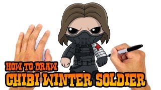 How to Draw Winter Soldier  The Avengers [upl. by Ieppet]