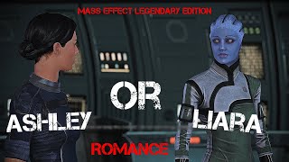 Mass Effect 1 Legendary Edition  Liara or Ashley Romance [upl. by Shermy]