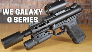 WE Galaxy G series GBB pistol  The GlockRuger hybrid [upl. by Farver945]