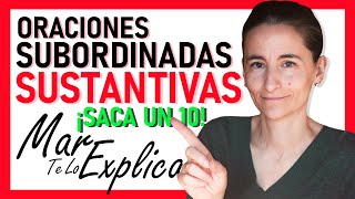 ✅ APRENDE a Analizar las Oraciones Subordinadas SUSTANTIVAS con Ejemplos [upl. by Kristen]