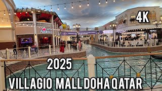 VILLAGIO MALL 2025 4K WALKING TOUR VILLAGIO MALL DOHA QATAR QATAR SHOPPING MALL DOHA arabinadu [upl. by Mllly]