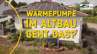 WÄRMEPUMPE IM ALTBAU  GEHT DAS [upl. by Gavriella]