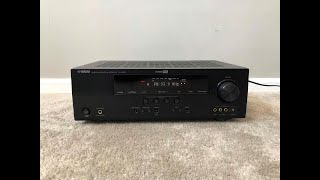 Yamaha RXV365 51 HDMI Home Theater Surround Receiver [upl. by Barling]