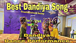 Best Dandiya Song  Dandiya Dance performance Dholida amp Dhol Baje [upl. by Madora]