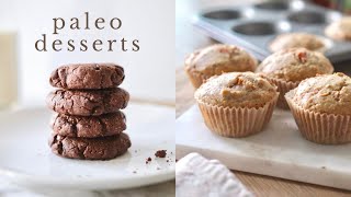 3 EASY DESSERT RECIPES  gluten  dairy free [upl. by Kaitlin]