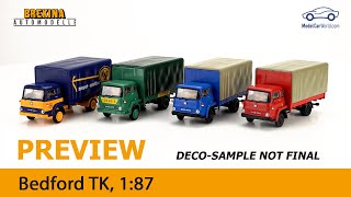 Brekina Preview 187 Bedford TK [upl. by Otilegna]