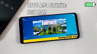 OPPO A94 Test Game Fortnite  Helio P95 [upl. by Sirref71]