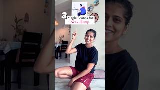 3 Magic Asanas for Neck Hump neckhump asana yoga trending shortsvideo easystretch [upl. by Nyra]