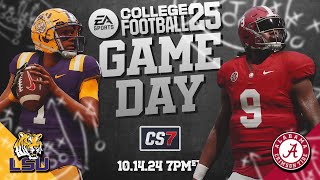 College Football 25 6 LSU vs 2 Alabama Week 10 CS7  CPU vs CPU Dynasty [upl. by Naryt]