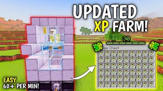 NEW UPDATED XP FARM in Minecraft 121 Bedrock [upl. by Ready]