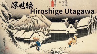 Japanese painter Hiroshige Utagawa [upl. by Pomfret673]