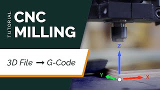 CNC Milling Tutorial 2  Turn Your 3D File into GCode [upl. by Frost]