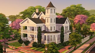 Base Game Mansion 💚 7 DAYS OF BASE GAME 💚 Day 4  The Sims 4 Speed Build [upl. by Faxen]