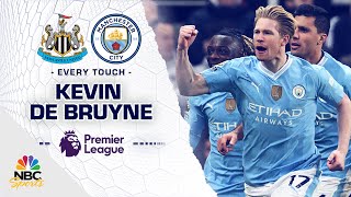 Every touch by Kevin De Bruyne in MOTM performance v Newcastle  Premier League  NBC Sports [upl. by Anaeco405]