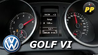 VW GOLF 6 12 TSI 105HP manual  ACCELERATION 0100 Kmh 060 mph [upl. by Hussein]