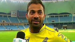 Wahab Riaz Got emotional while talking about his Father  PSL 2017 [upl. by Primavera769]