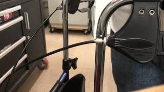 The easy way to Adjust  Tighten brakes on a Rollator walker or wheelchair [upl. by Ennaehr228]