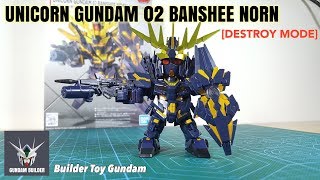 UNICORN GUNDAM 02 BANSHE NORN REVIEW VÀ CÁCH LẮP RÁP MÔ HÌNH [upl. by Spain866]