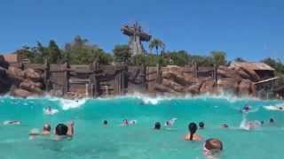 Disney World Typhoon Lagoon Wave Pool Wash Out [upl. by Telford241]