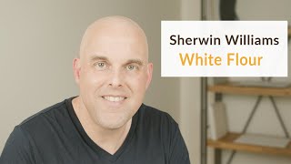 Sherwin Williams White Flour Color Review [upl. by Durer]