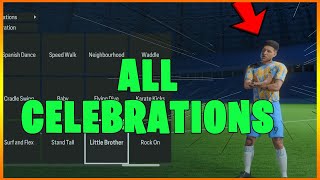 EA Sports FC 24  All Celebrations [upl. by Evan118]