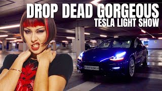 Tesla Light Shows  Drop Dead Gorgeous  Republica [upl. by Lleroj]