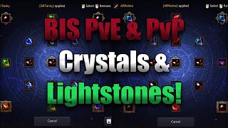 2024 BIS PvE amp PvP Crystals amp Lightstones Guide  Black Desert Online [upl. by Leinoto912]