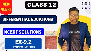 Chapter 9 Differential Equations  Exercise 92 I New NCERT solution Class 12 I Class 12 I A4S [upl. by Alves]