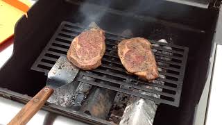 Awesome Ribeyes on the Weber Spirit Gas Grill [upl. by Hassett]