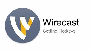 Wirecast Tutorial  Setting Hotkeys [upl. by Aggie]