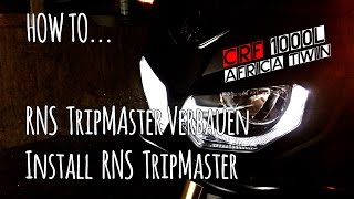 How to den Tripmaster verbauen  install the Tripmaster Honda CRF1000L Africa Twin [upl. by Terrence]