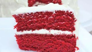 Easy Homemade Red Velvet Cake Recipe  The Best [upl. by Nnave94]