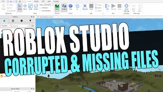 FIX Roblox Studio Some Studio Files Are Missing Or Corrupted Error [upl. by Aliekahs]