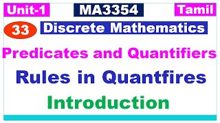 Lecture 3  Predicates amp Quantifiers [upl. by Trenna]