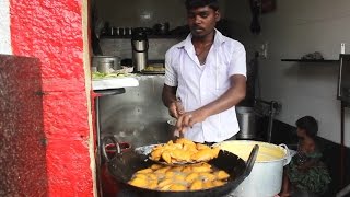 venkatesh bhat makes chilly bajji  how to make chilly bajji  stuffed mirchi bajji  milagai bajji [upl. by Bahe]