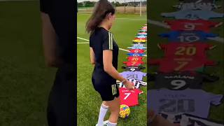 Football Challenge SHIRT PENALTIES😱⚽️ shorts [upl. by Czarra]