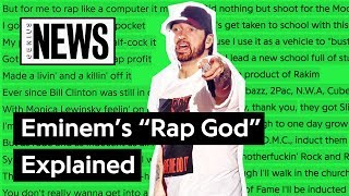 Looking Back At Eminem’s “Rap God”  Song Stories [upl. by Yliab613]