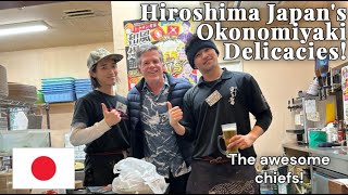 Hiroshima Japans Okonomiyaki Delicacies [upl. by Negris]