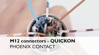 Shielded M12 connectors with IDC connection – Hardware tutorial of assembly [upl. by Nniuq]