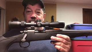 Remington 700 ADL scope install and zeroing [upl. by Anauqat112]